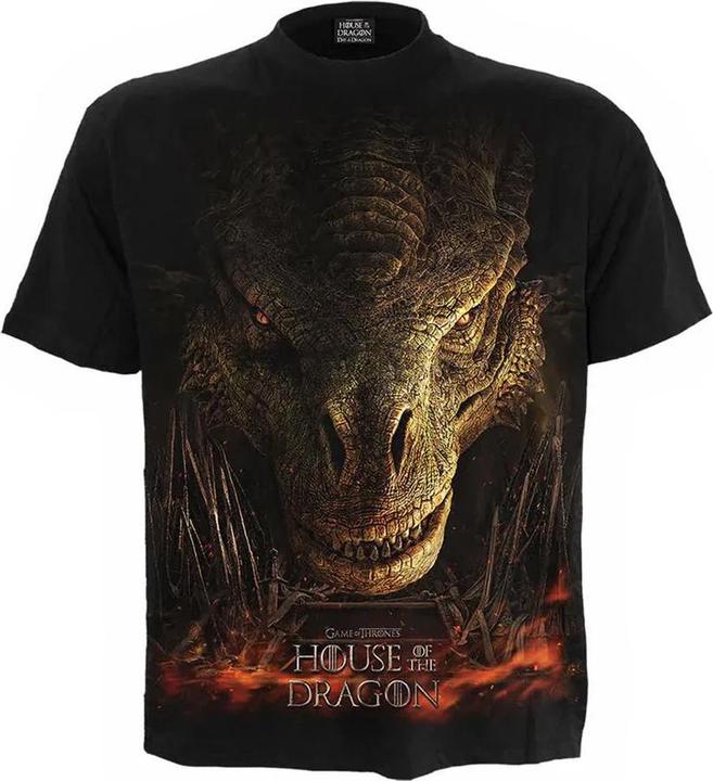 Immagine prodotto Spiral Dragon Throne Maglietta La Casa del Drago Adulto Unisex (L)