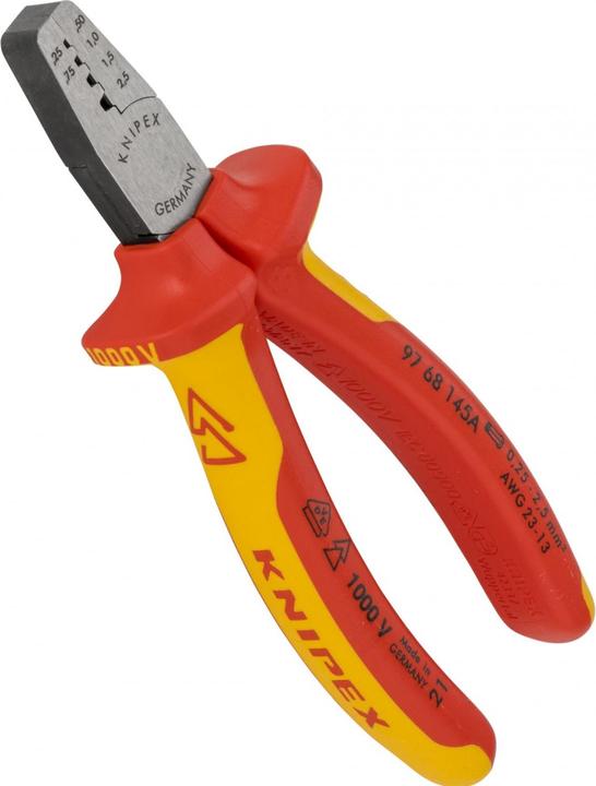 Produktbild Knipex Crimpzange für Aderendhülsen (145 mm)