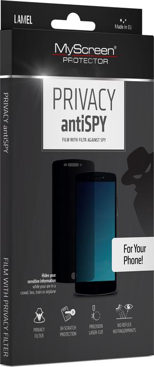 Actual product image MyScreen Protector Diamond Glass Edge Privacy (1 Piece, Apple iPhone XR)