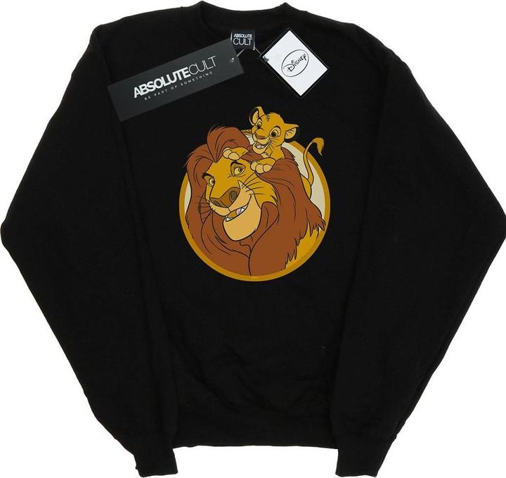 Actual product image Disney Girls The Lion King Mufasa And Simba Sweatshirt (128)