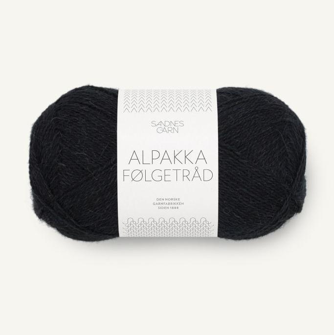 Actual product image Sandnes Garn col. 1099 svart approx. 400 m 50 g (400 m)