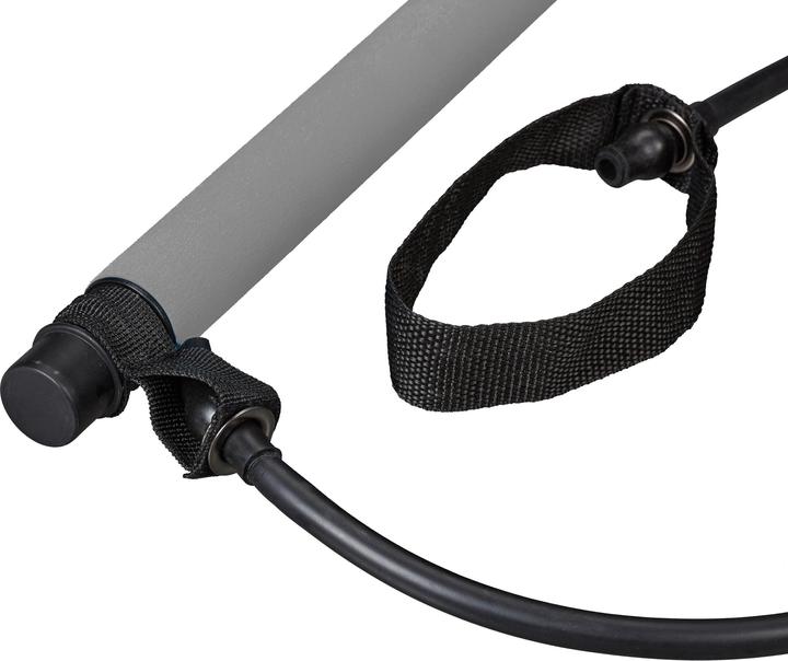 Produktbild Relaxdays Pilates-Stange + Widerstandsbänder (0.97 m)