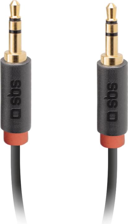 Produktbild SBS 3,5 mm Audio/Stereo-Klinkenstecker für Handys und Smartphones (1.50 m, 3.5mm Klinke (AUX))