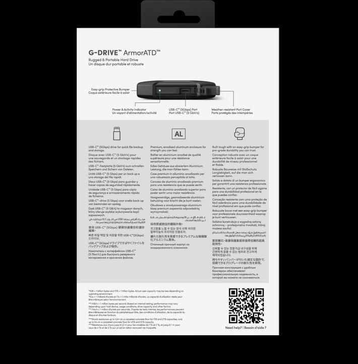 Actual product image SanDisk Professional G-DRIVE ArmorATD (2 TB)