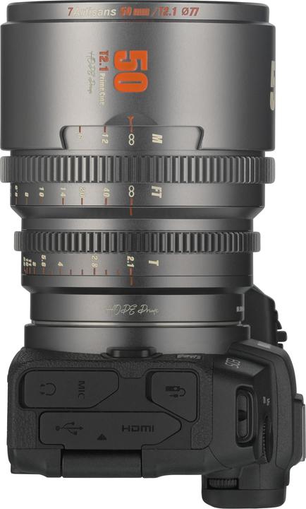 Actual product image 7artisans Fixed focal length 50mm T/2.1 - Canon RF, lens type: Standard (Canon RF)