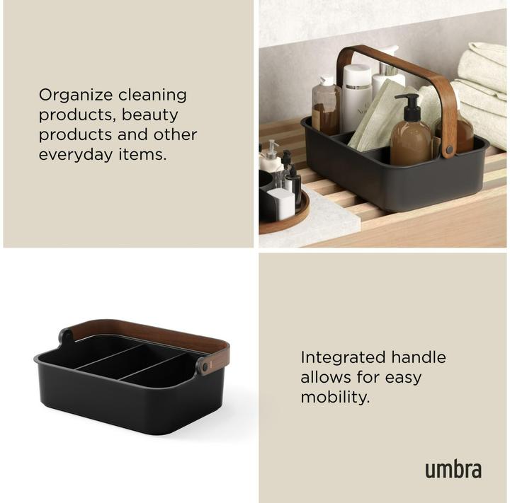Produktbild Umbra Aufbewahrungsbox Bellwood 35 x 26 x 13 cm, Braun/