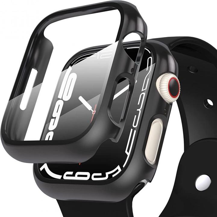 Actual product image Tech Apple Watch 7 Smartwatch screen frame, black, 45 mm