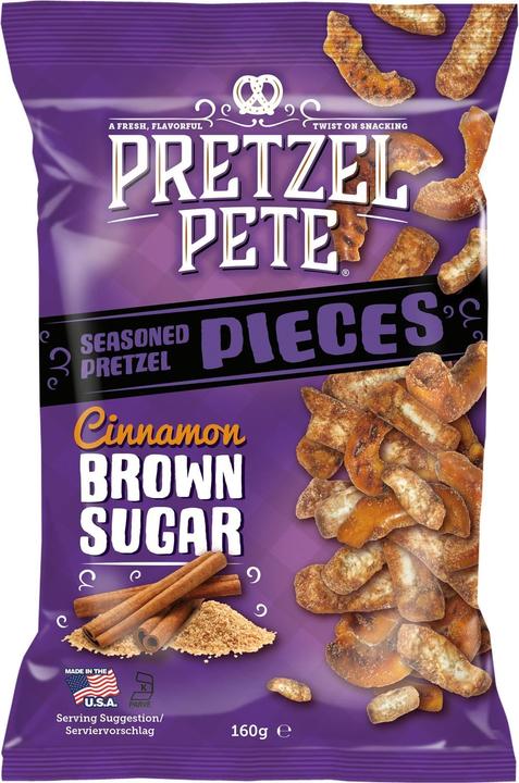 Immagine prodotto Pretzel Pete Pezzi di pretzel Cannella e zucchero di canna 160 g (163 g)