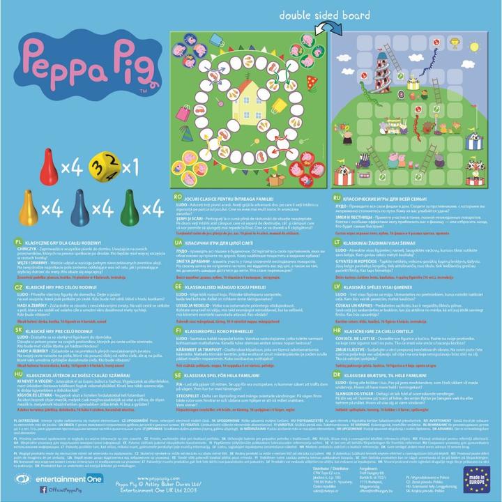 Actual product image Trefl PEPPA PIG Boardgame 2 in 1 "Pig Pepa (Chinese)