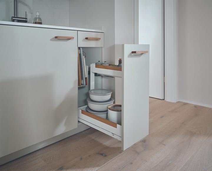 Actual product image Peka Metall Base cabinet front pullout Pinello Board