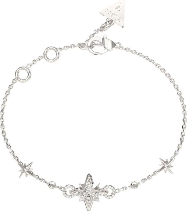 Immagine prodotto Guess Bracciale in acciaio Decent In The Sky JUBB03330JWRH - Lunghezza: 18,5 cm (18.50 cm, Zirconia cubica, Acciaio)