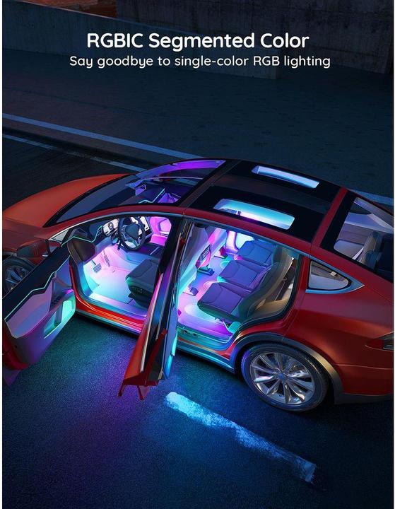 Image du produit Govee Éclairage intérieur de voiture, RGBIC
