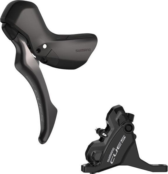 Actual product image Shimano Scheibenbremsen-Set CUES BR-U6030 mit ST-U6030 (Front wheel brake, Brake kit, 2)