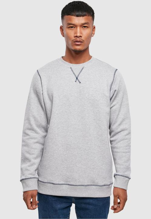 Actual product image Urban Classics Organic Contrast Flatlock Stitched Crew (XL)