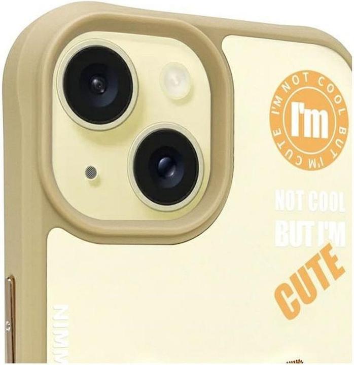 Immagine prodotto Wirewin Nimmy case iPhone 15 6.1" khaki Cool&Cute 2.0 Cat (Apple iPhone 15)