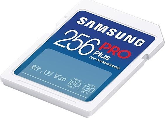 Produktbild Samsung Karta pamięci SD PRO Plus MB-SD256SB/WW 256GB + czytnik (256 GB, SDXC, U3, UHS-I)