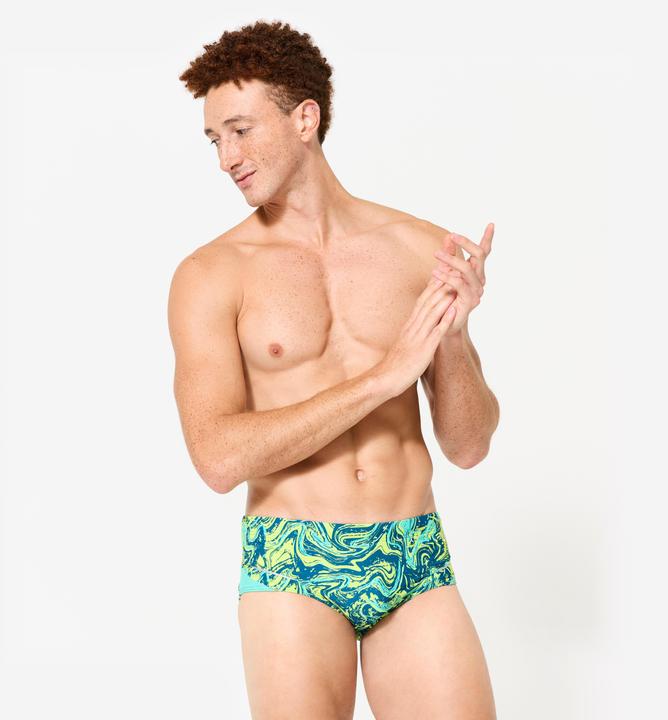 Image du produit Nabaiji Slip de bain bandeau natation Homme - 900 pint jaune vert (XL)