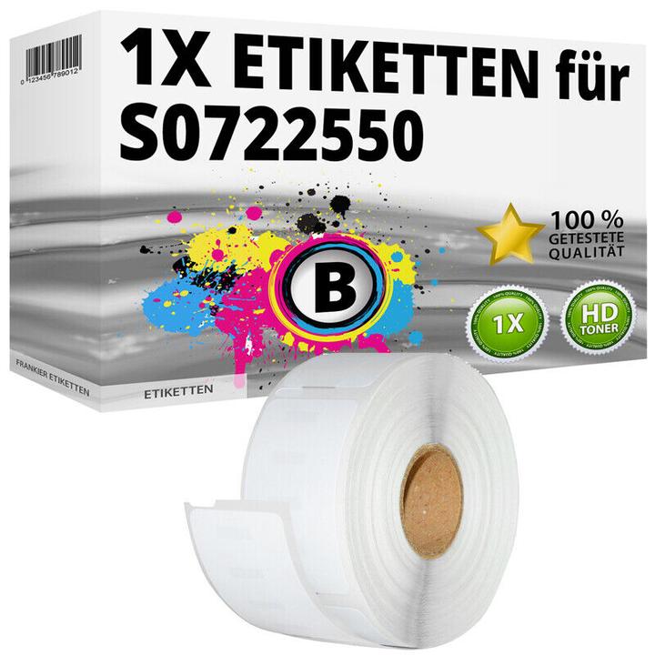 Druckfuxx Etiketten für Dymo 11355 Labelwriter 310 320 330 400 SE 450 Twin Turbo