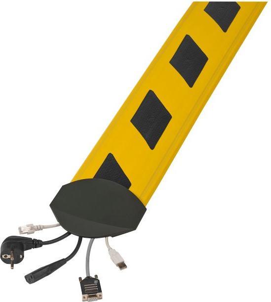 Produktbild Serpa Kabelbrücke "Security" Typ B15, Breite 150 mm, Länge 3,0 m, gelb / schwarz (Kabelbrücke, 300 cm)