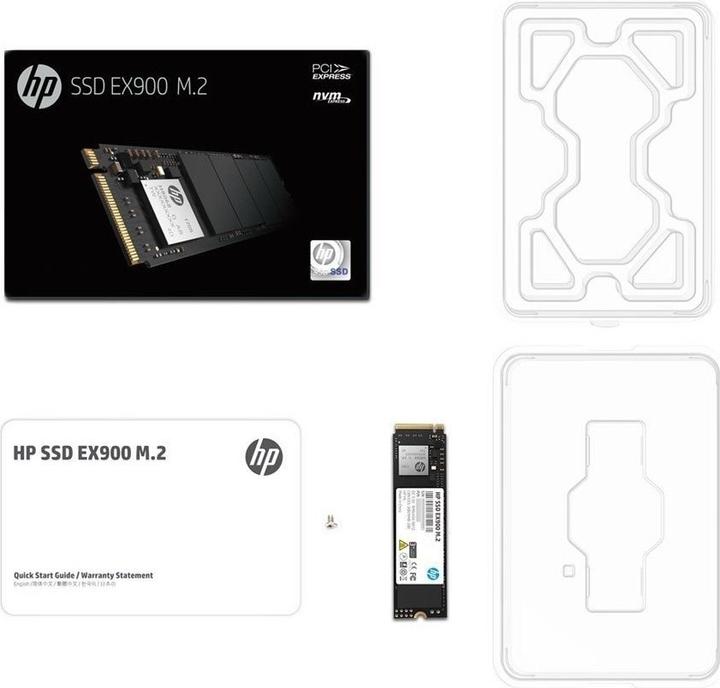 Actual product image HP EX900 (500 GB, M.2 2280)