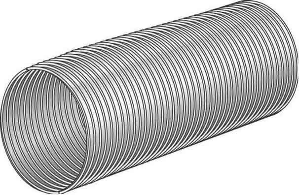 Productafbeelding Helios Apparatebau aluminium flexibele buis AFR 100 DN 100, prijs per stuk 250 - 1000mm