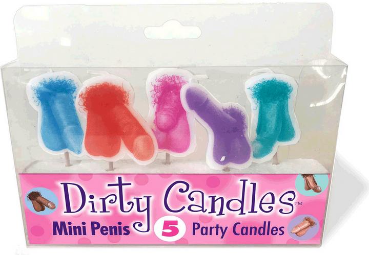 Image du produit Little Genie Productions Dirty Penis Candles (Divers)