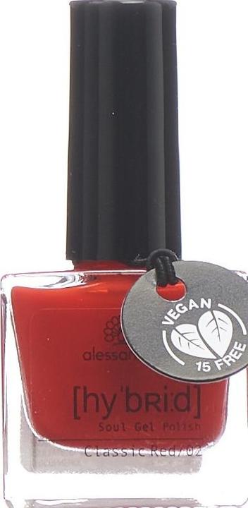 Produktbild Alessandro Nagellack Hybrid 110 Classic Red (110 Classic Red, Gel-Effekt Nagellack)
