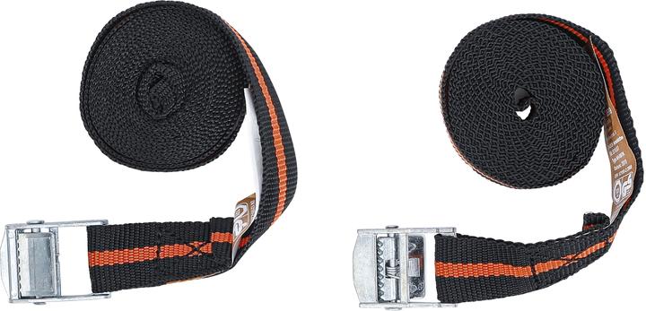 Actual product image BGS Spannband-Satz mit Schnellverschluss 2,5 m x 25 mm 2-tlg.