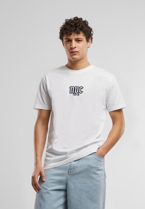 Produktbild Mister Tee MisterTee NYC Old English Wording Patch Tee - 179695 (4XL)