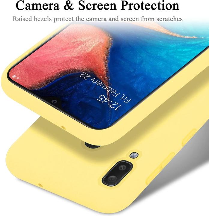 Actual product image Cadorabo TPU Liquid Silicone Case Cover (Samsung Galaxy A20, Samsung Galaxy M10s, TCL A30)