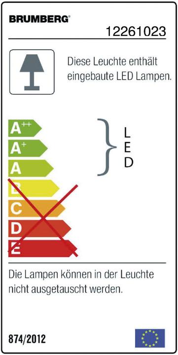Energie-Label Brumberg LED-Deckenspot (740 lm)