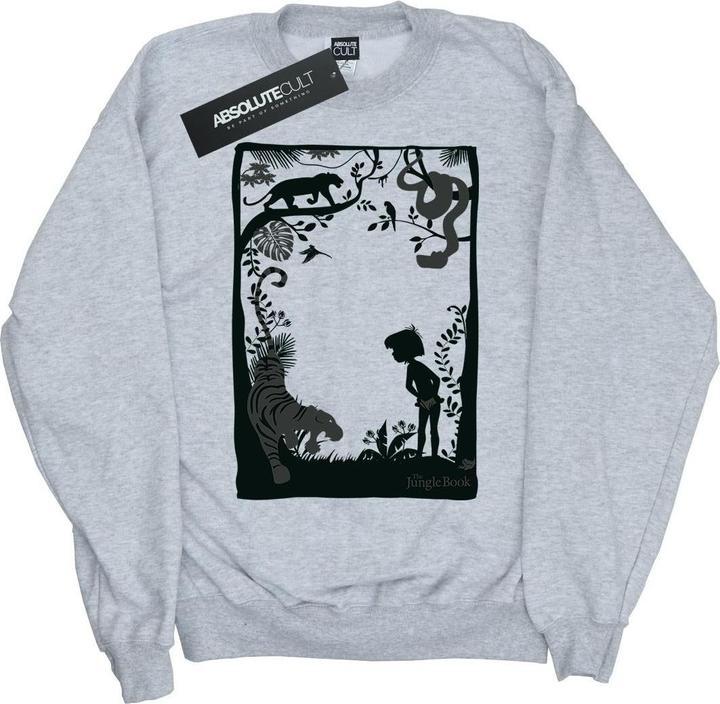 Disney The Jungle Book Silhouette Poster Sweatshirt Jungen