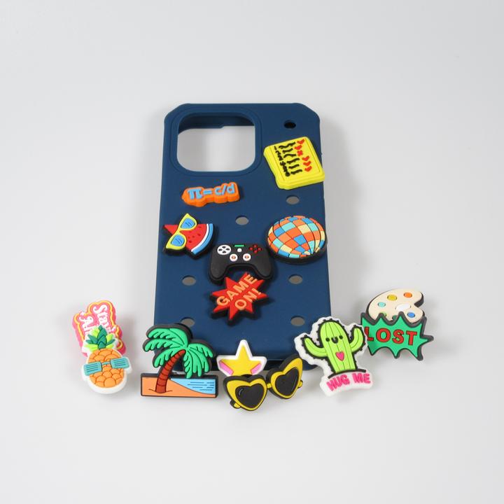 Actual product image PhoneLook Trendy 3D stickers for silicone cover with holes Gamecube controller