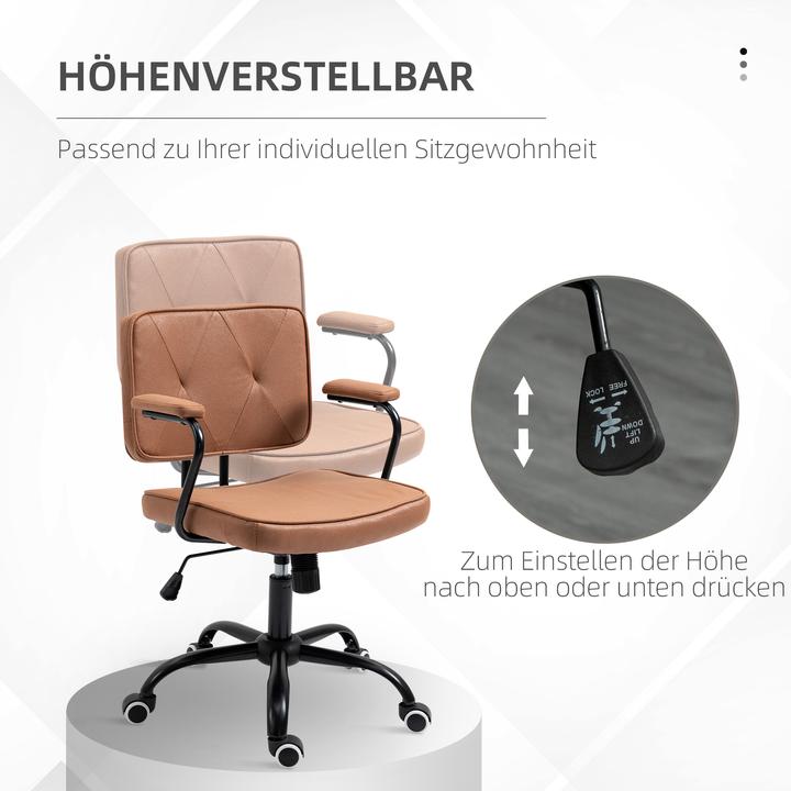 Actual product image Vinsetto Office chair with castors