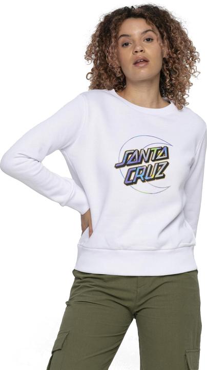 Actual product image Santa Cruz Holo Moon Dot Front Crew (12)
