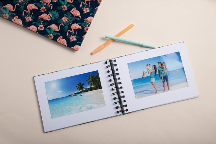 Image du produit Exacompta Album spirale 50p.bl anc 32x22cm FLAMINGO (32 x 22 cm)