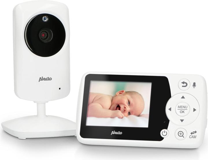 Alecto Babyüberwachungsgerät mit Kamera (Babyphone mit Kamera, 300 m)