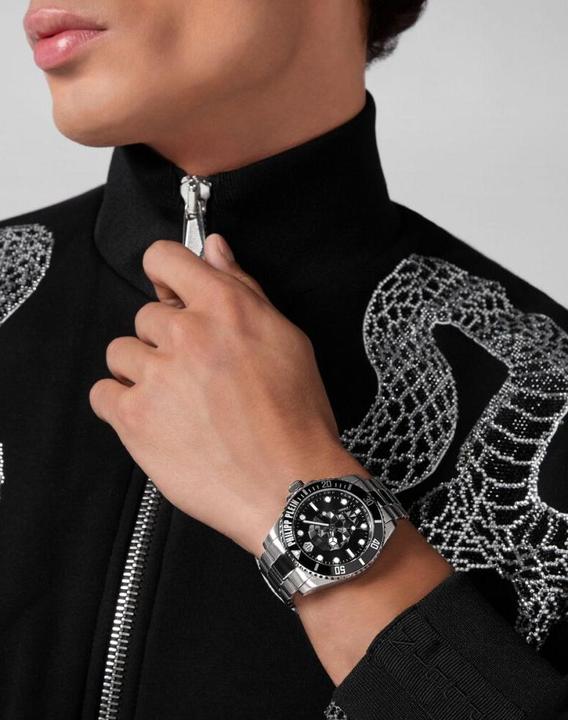 Immagine prodotto Philipp Plein PWOAA0522 The $kull Diver 44mm 10ATM (Orologio da polso analogico, 44 mm)