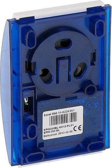 Actual product image Satel Internal siren with emergency power supply, blue base PIEZO SPW-250 BL