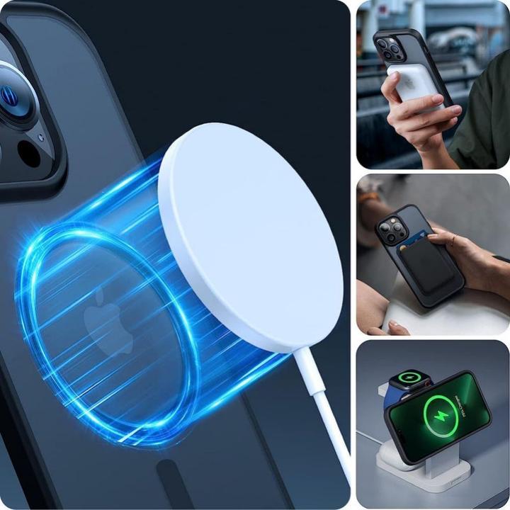 Actual product image Tech-Protect Magmat Magsafe iPhone 15 Pro Matte titanium (Apple iPhone 15 Pro)
