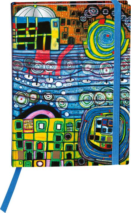 Produktbild Hundertwasser Taschenagenda (A5, Harter Einband, Deutsch)