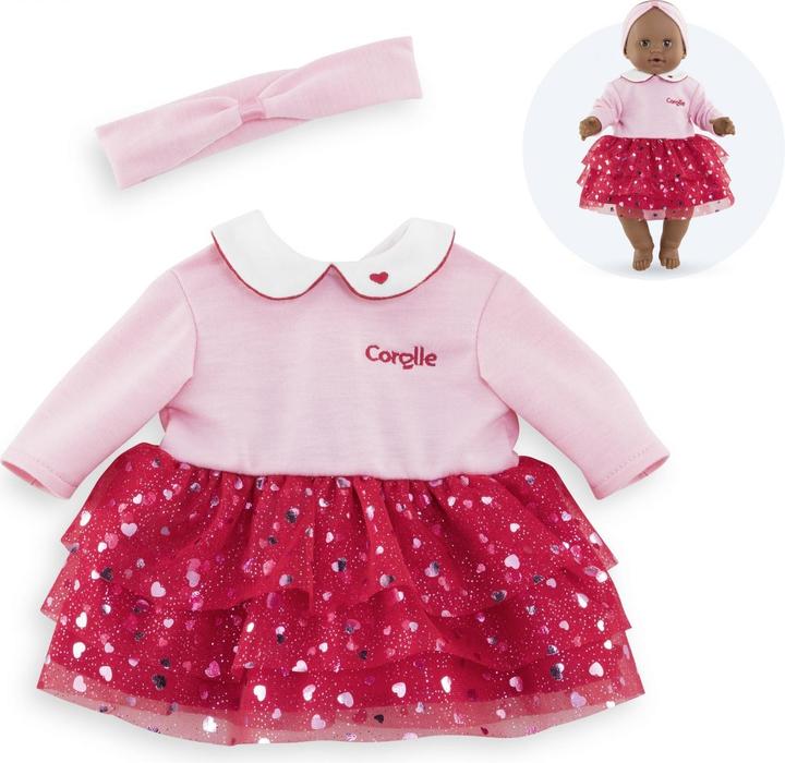 Actual product image Corolle MGP dress, sweetheart