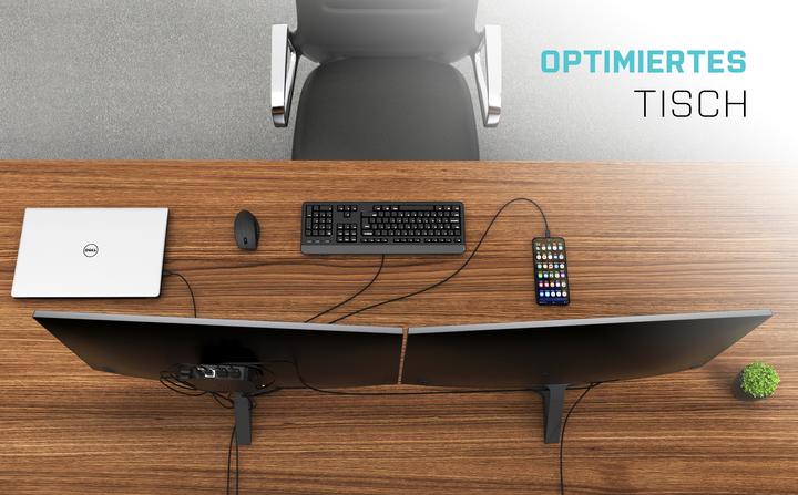 Immagine prodotto i-tec Dual DP USB-C Power Delivery 4k Dock (USB-C, 3 Porti)