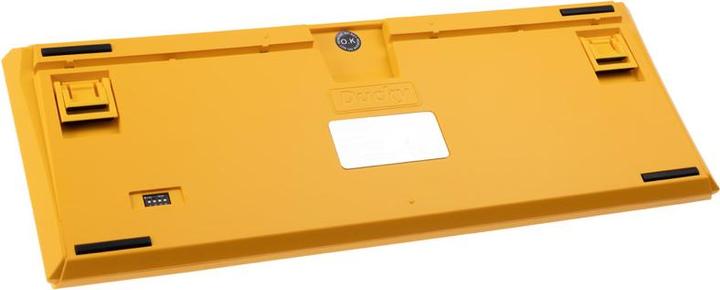 Actual product image Ducky One 3 Yellow TKL Gaming Keyboard, RGB LED - MX-Blue (US) (US, Cable)