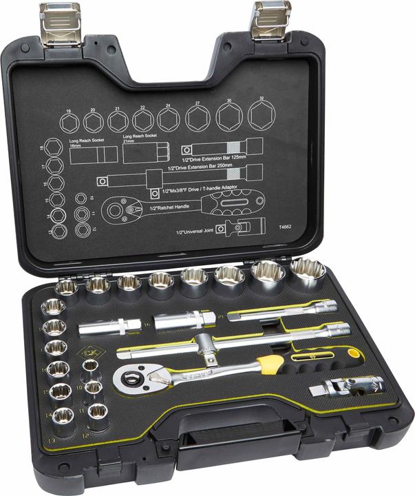 C.K Magma Socket wrench set, 1/2", 24 pieces (1/2")