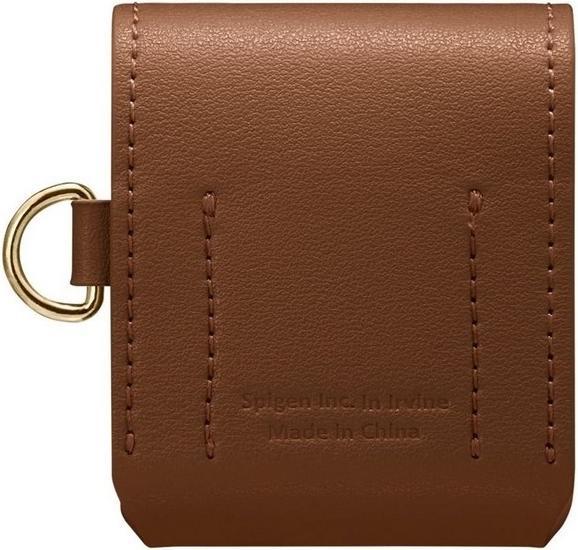 Produktbild Spigen La Manon AirPods Case PU Leather brązowy/brown 074CS26378 (Kopfhörer Tasche)