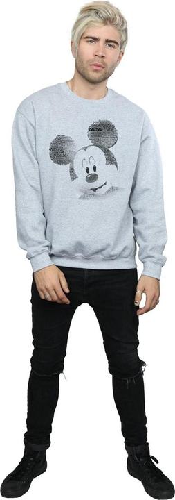 Produktbild Disney Mickey Mouse Text Face Sweatshirt (XXL)