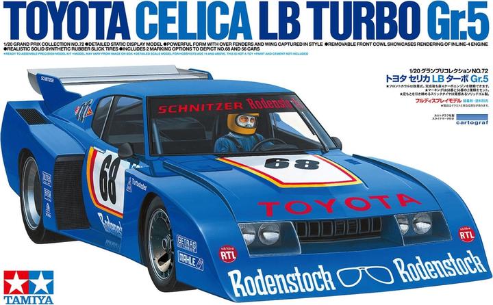 Produktbild Tamiya 1:20 Toyota Celica LB Turbo Gr.5