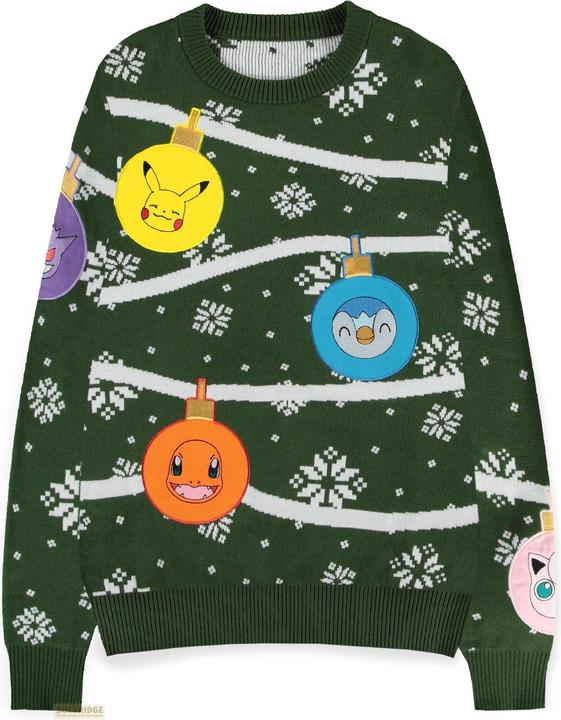 Difuzed Pokémon - Xmas Balls Christmas Jumper - S (S)