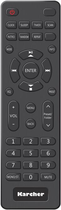 Produktbild Karcher MC 6490DI (CD Player, WLAN, Bluetooth, 2x 5 W)